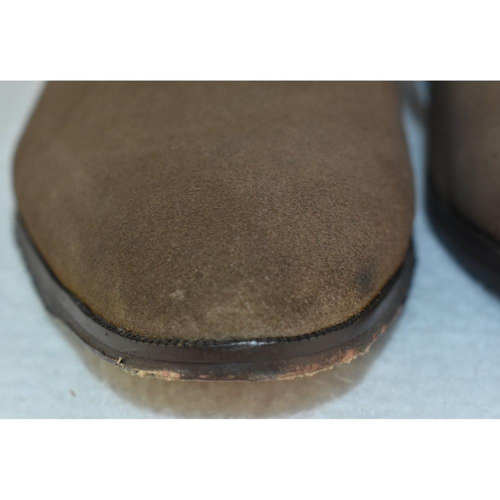 Carlos Santana Power Plain Derby Men Shoes Size 13 D Suede Honey Brown Oxford - Picture 6 of 15